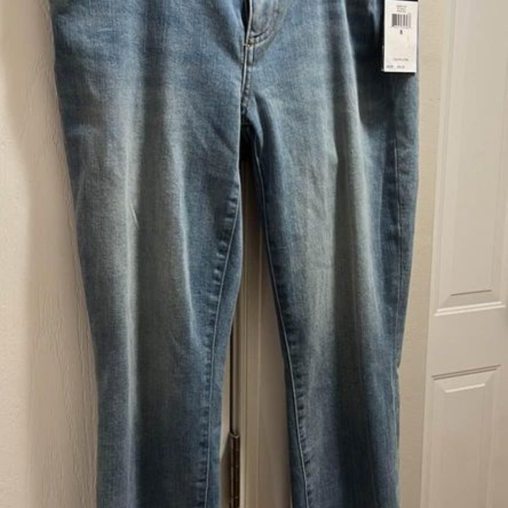 New Chaps Capri Jeans Light Wash Size 8